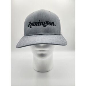 Remington‎ gray white trucker mesh ball cap hat